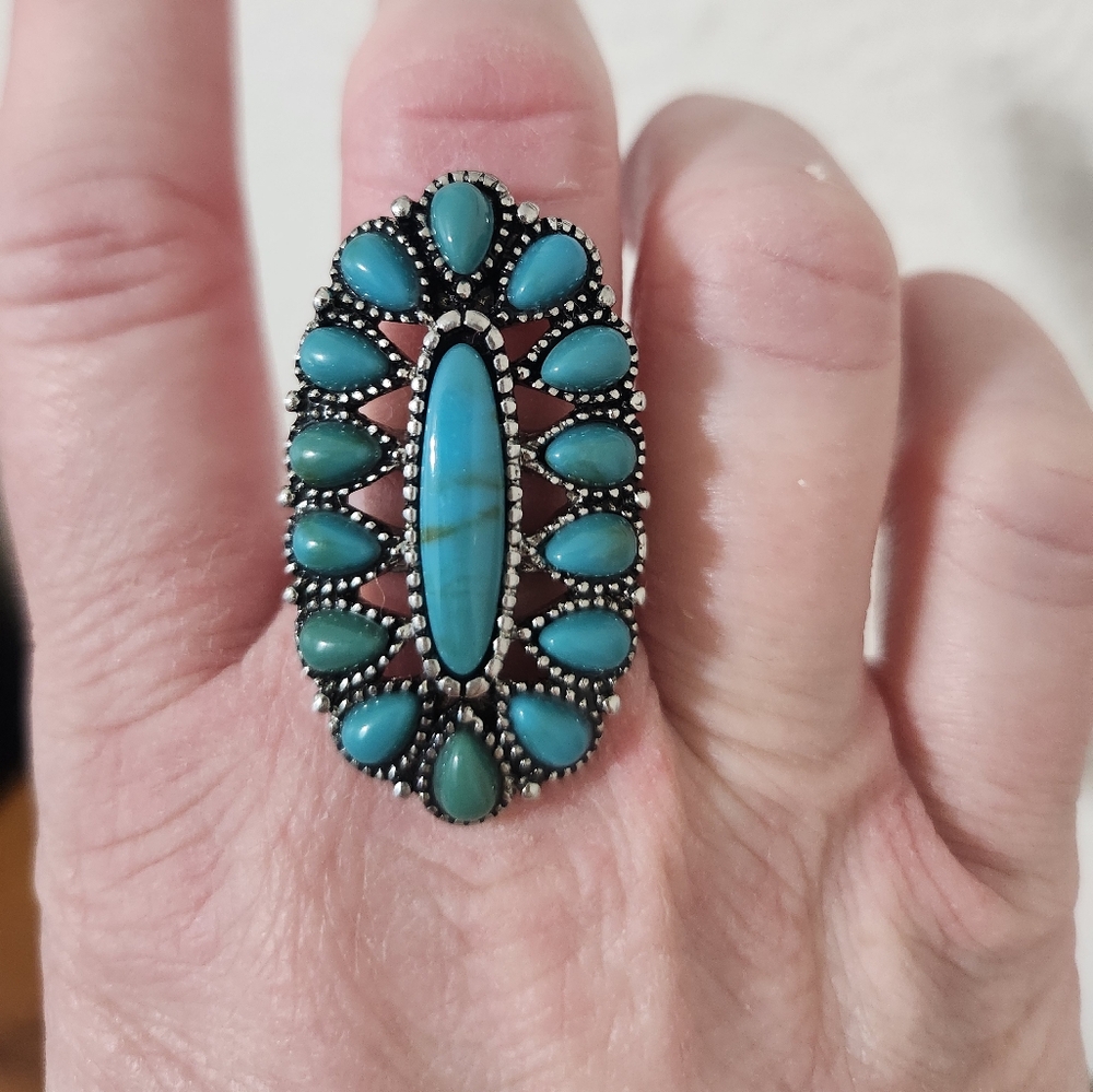 Plunder Turquoise Ring! This beautiful Plunder ring is such great quality.
